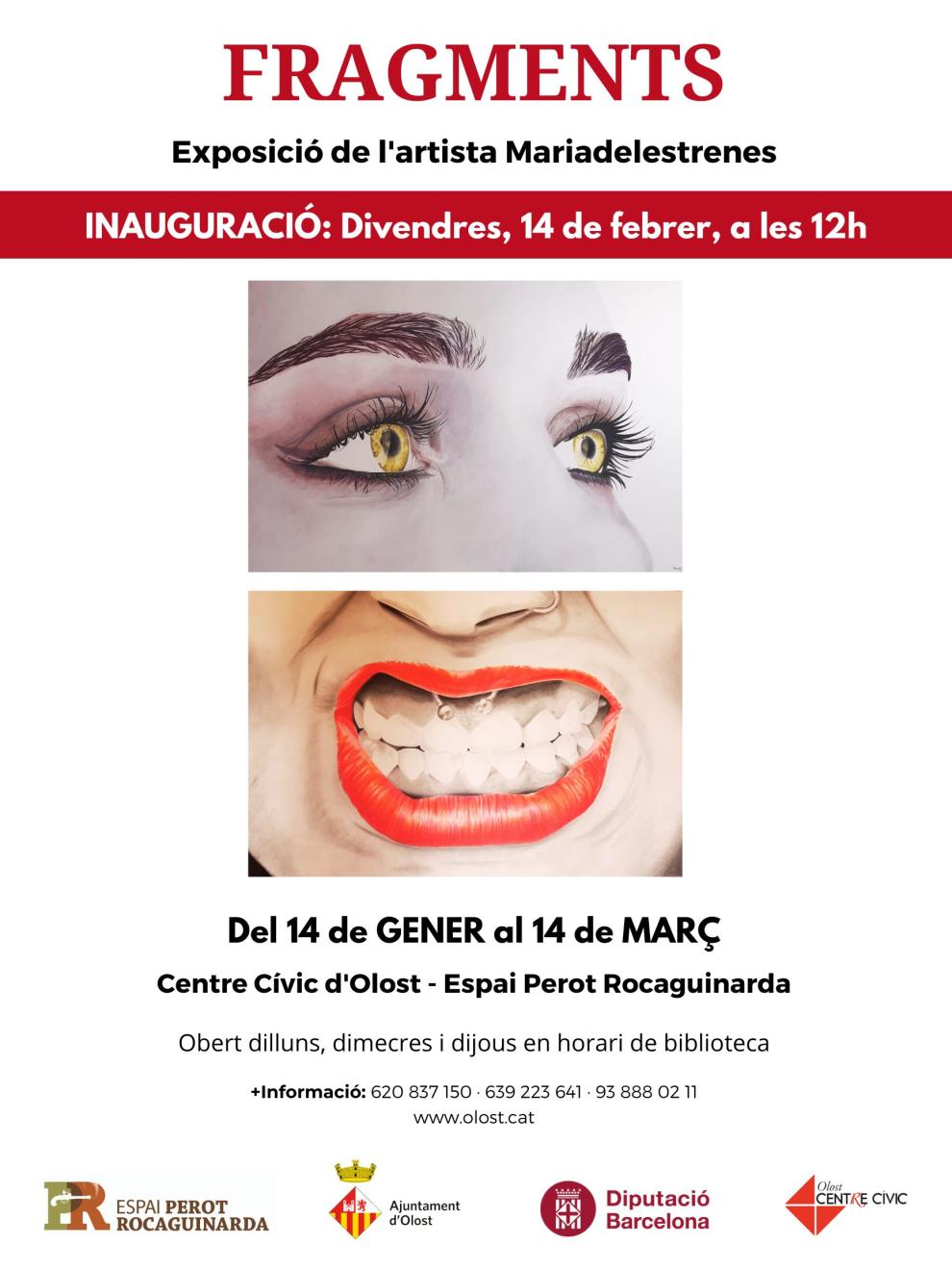 Inauguració de l'exposició FRAGMENTS, de l'artista Mariadelestrenes